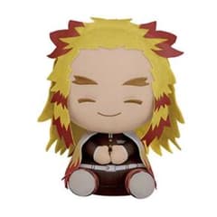 【新品未使用】 鬼滅の刃　でっかい ぽふっと ぬいぐるみ　煉獄杏寿郎のサムネイル