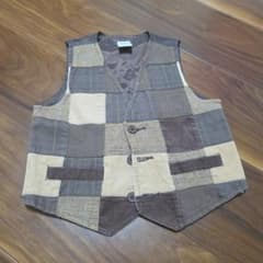 GYMBOREE パッチワーク ベスト 2T-3T　90くらい