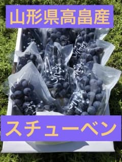 ⑦山形県高畠産ぶどうスチューベン2キロ箱満杯詰のサムネイル