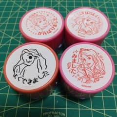 [역 있음] 디즈니 프린세스 침투 인 스탬프 세트 정리 판매