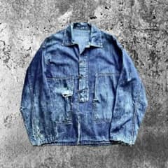 30s us army M-35 米軍 デニム プルオーバー ヴィンテージ - メルカリ