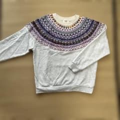 BEAMS HEART フェアアイル柄 スウェットのサムネイル