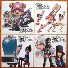 ワンピース 一番くじ 20th anniversary 色紙 未使用 4点セット - メルカリ
