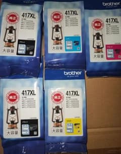 Brother 417XL インクカートリッジ4色5個セット（ブラック×2） - メルカリ