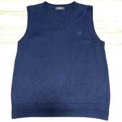 【美品】COMME CA ISM ネイビー ベスト 150のサムネイル