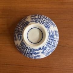 飯碗 磁器 竹柄 染付　18個のサムネイル