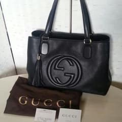【2日間大幅値下げ】新品未使用★GUCCI★2wayバッグ★ブラックのサムネイル