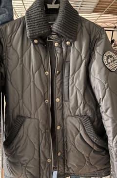 ALPHA INDUSTRIES 퀼팅 재킷 블랙