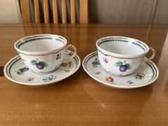 美品】リチャードジノリ イタリアンフルーツ デミタスカップ&ソーサー