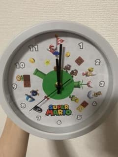 『げん様専用』一番クジ　スーパーマリオ　いつでも大冒険壁掛け時計（サウンド付きのサムネイル