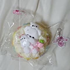 Ruru Squishy Bear Donut Glitter Squishy