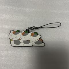 劇場版 夏目友人帳 うつせみに結ぶ トリプルニャンコ先生 キーホルダー レア 劇場版夏目友人帳 うつせみに結ぶ ラバーチャーム トリプルニャンコ
