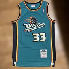 NBA PISTONS ユニフォーム Grant Hill Mサイズのサムネイル
