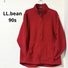 ら*ー様 L.L.Bean レディース フリース ジャケット 赤 レッド 90sのサムネイル