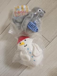 PINGUのぬいぐるみ②　雪だるま、ロビセットのサムネイル