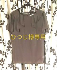 ローズティアラ シフォン カットソー ブラウス 大きいサイズ42のサムネイル