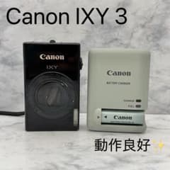 希少品✨ Canon IXY 3 pc1736 ブラック 動作良好✨ - メルカリ