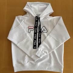 FILA フード付きパーカー ホワイトのサムネイル