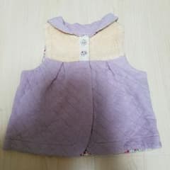 女の子のベスト　スナップ留め110センチのサムネイル