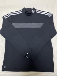 adidas golf アディダスゴルフ 長袖モックネックシャツ スリーライン - 5
