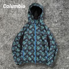 Columbia マウンテンパーカー ドローコード 花柄 総柄 L 希少 - メルカリ