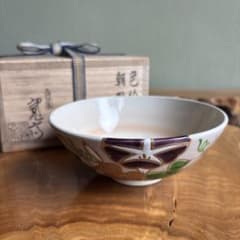 朝顔平茶碗 加藤寬斎作 共箱（gd10） 朝顔平茶碗 加藤寬斎作 共箱（gd10） - メルカリ