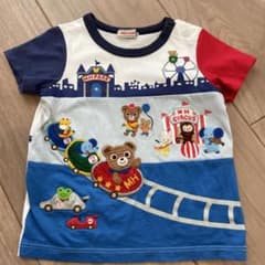 miki HOUSE Tシャツ 90cm 遊園地柄のサムネイル