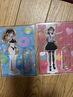 彼女、お借りします 水原千鶴 アクリルスタンド 2種セット かのかり