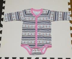 ロンパース 肌着(ふくろう) 80のサムネイル