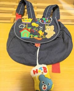 ミキハウス★キャラクター刺繍付き小型リュックのサムネイル