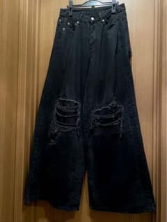 確実正規品】23SS VETEMENTS デストロイ バギーデニム サイズ28 - メルカリ