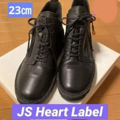 JS Heart Labelサイドジッパー レースアップシューズのサムネイル