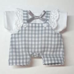 すのチルぬい服 シャツ サロペットセットのサムネイル