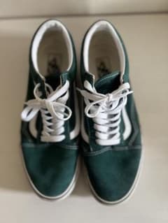 VANS OLD SKOOL グリーン スニーカーのサムネイル