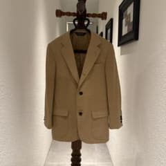 【極美品】Brooks Brothers 段返り3ボタン JKTキャメルヘア36