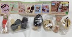 シルバニア　ガチャ　こんがりオーブン　森のパン屋さん　4点セットのサムネイル
