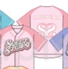 sweet steady すいすて　推しアピ　ユニフォーム　ピンク　栗田なつか m21216709014_1.jpg?1769081039