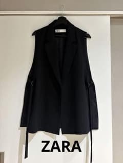 ZARA ブラック ベスト ジレのサムネイル