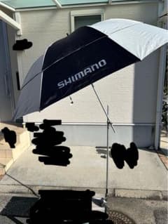 シマノ万力付き　風抜き　ヘラパラソル　角度チェンジャーのサムネイル