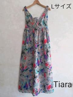 Tiara ワンピース ロング レディース Lサイズ 花柄 春 夏のサムネイル