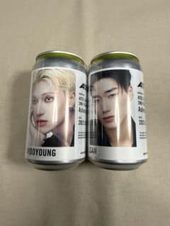 ATEEZ ラベル缶 レモンスカッシュ サントリー サンとウヨン