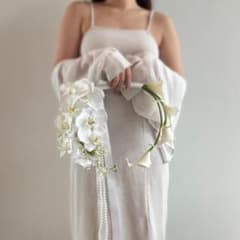 クラッチブーケ ♡ アーティフィシャルフラワー ウェディング ブーケ