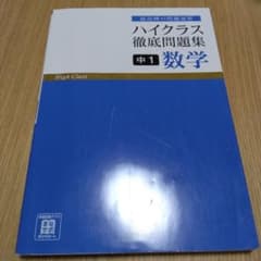 ハイクラス徹底問題集 中1数学のサムネイル