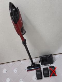 SHARP EC-SR7-P コードレス掃除機 バッテリー×3台付き - メルカリ