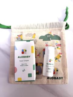 アロベビー　フェイスクリーム　ミルクローション30ml 巾着付きのサムネイル