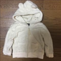 【チュー様 10月10日までお取り置き】baby gap 80 耳付きパーカーのサムネイル