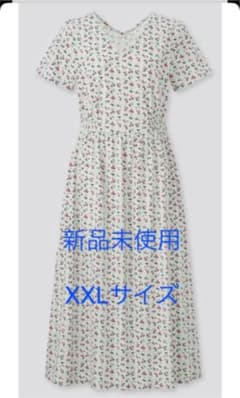 値下げ!!大きいサイズ 2XLポール&ジョー　花柄ワンピースのサムネイル