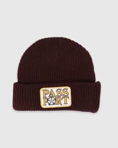 ビーニー ニット帽 ブラウンPASS〜PORTのサムネイル