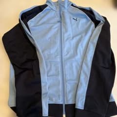 PUMA ライトブルー ブラック ジャージ XLのサムネイル