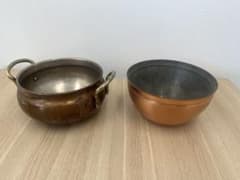 銅製鍋 ボウル 2点セット 調理器具 | Mercari